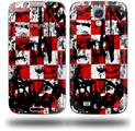 Checker Graffiti - Decal Style Skin (fits Samsung Galaxy S IV S4)