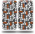 Locknodes 04 Burnt Orange - Decal Style Skin (fits Samsung Galaxy S IV S4)