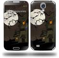 Halloween Haunted House - Decal Style Skin (fits Samsung Galaxy S IV S4)